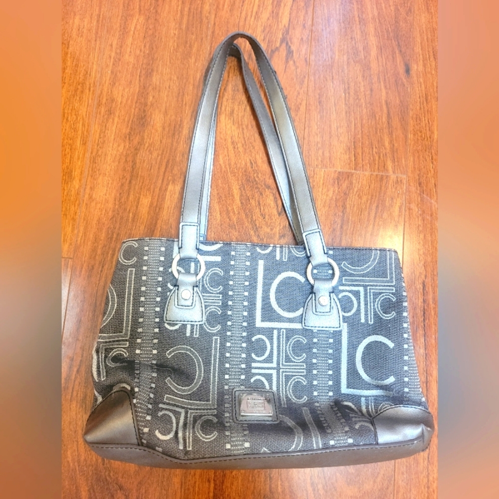 Liz Claiborne Gray Logo Purse